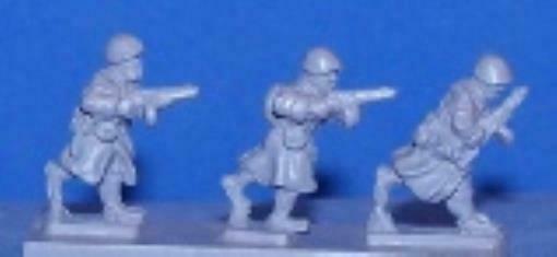 Peter Pig WW2 Mini 15mm #285 Russian Greatcoat SMG Pack New