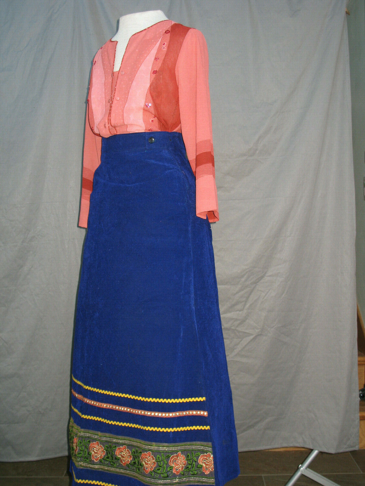 Victorian Dress Edwardian Womens Costume Civil War Reenactment Custom Designed