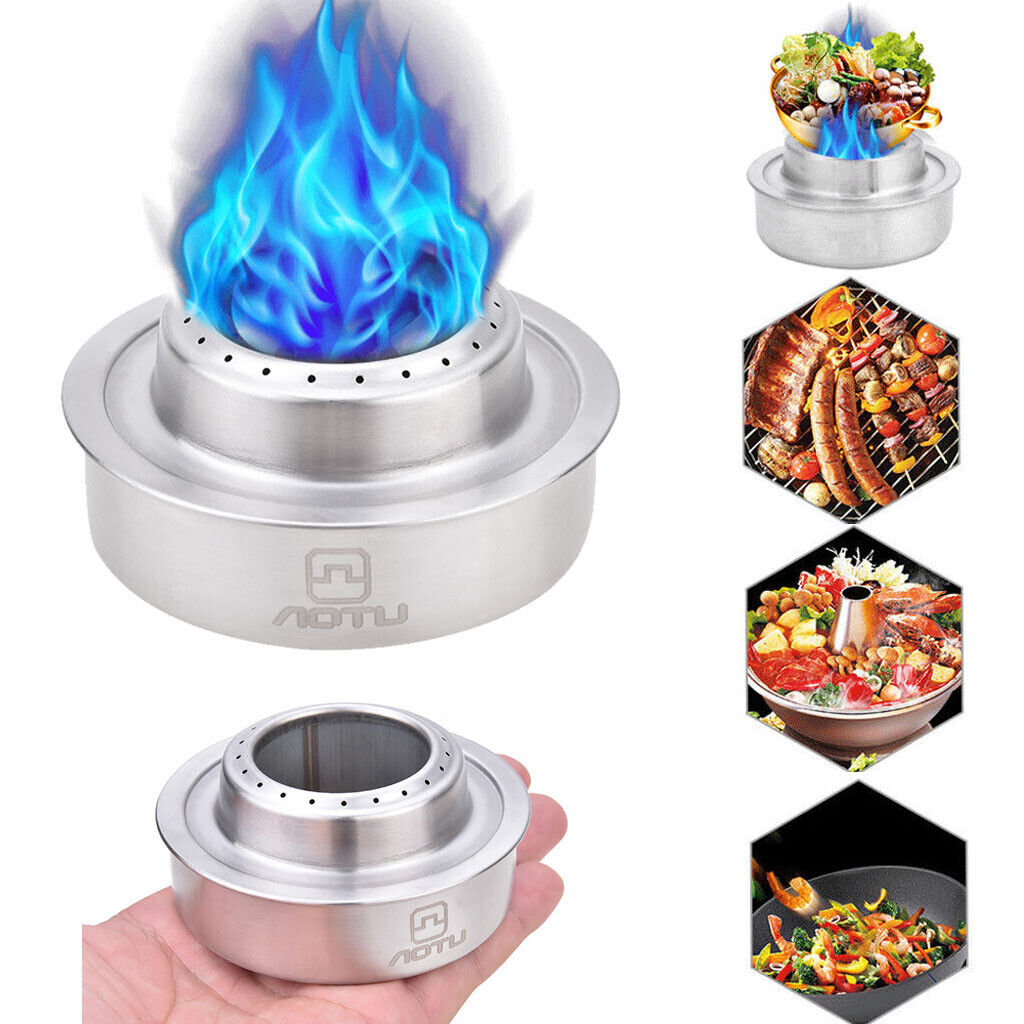 Outdoor Picnic Burner Alcohol Stove Camping Hiking Backpacking Mini Furnace New