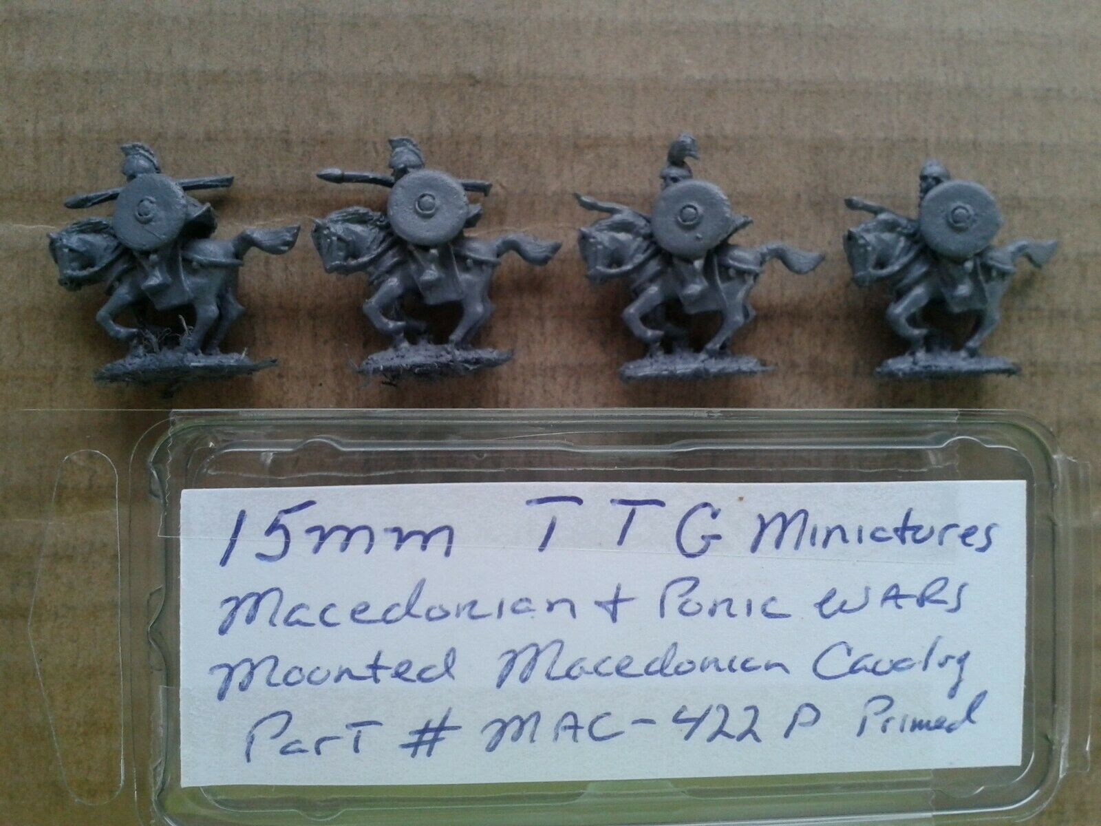 15mm TTG Miniatures  Macedonian & Punic Wars Mounted Macedonian Cavalry