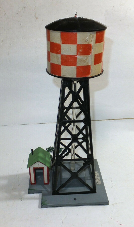 American Flyer S Gauge 772 Checkerboard Water Tower with Bubble Tube
